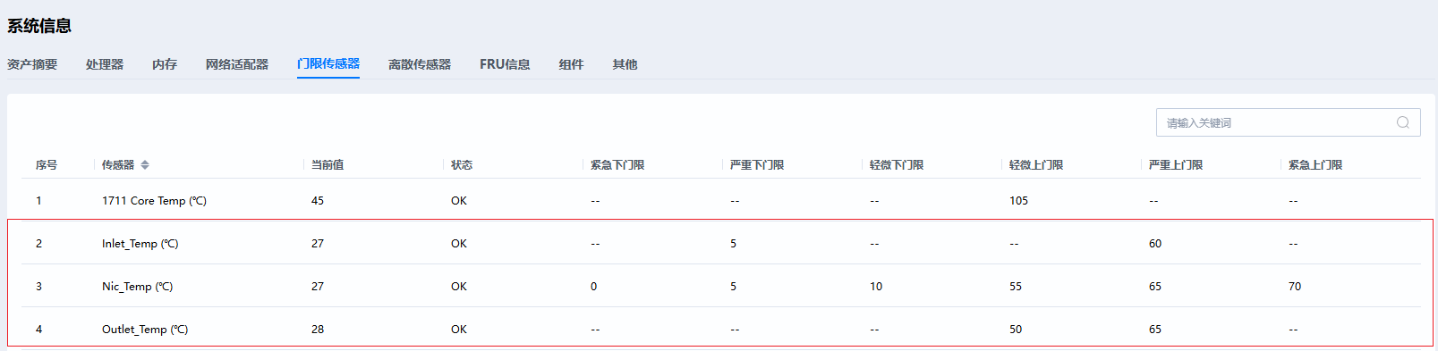 传感器Web显示